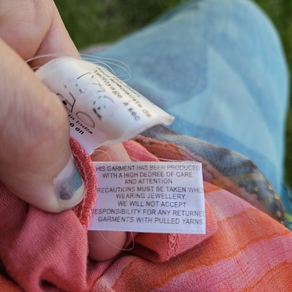 Anthropologie bl^nk London multicolor swing dress small petite SP PS - Picture 8 of 12